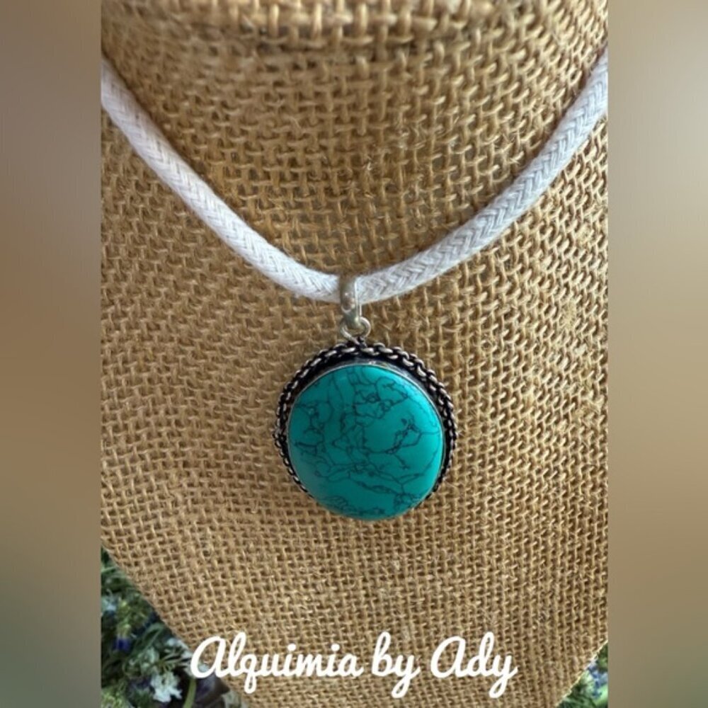 Alquimia Turquoise and Silver Necklace